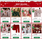 Merry Christmas Kids Pure Cotton Pajamas Set Plaid Print Turn-down Collar Button Shirt Trousers 2 Pieces Suit Homewear Xmas Look