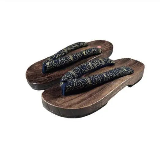 WHOHOLL Geta Anime Anime Cosplay Costumes Japanese Geta Sandals Summer Sandals Men Flat Wooden Shoes Clogs Slippers Flip-flops