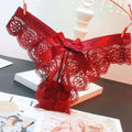 Sexy Lace Thong Women Butterfly Low Waist Panties Transparent Underwear Ladies Briefs Lingere Panty Underware Womens Lingerie