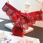 Sexy Lace Thong Women Butterfly Low Waist Panties Transparent Underwear Ladies Briefs Lingere Panty Underware Womens Lingerie