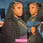 200% Density 13x6 13x4 Deep Wave Hd Lace Frontal Wigs Human Hair 30 40 Inch Wet And Wavy Loose Water Wave Lace Front Wig 360 Curly Lace Frontal Human Hair Lace Wigs For Women Human Hair 100% Human Hair