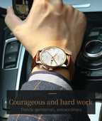 OLEVS 5568 Original Classic Man Watch Calendar Waterproof Steel Strap Luminous  Business Dress Men's Quartz Wristwatches