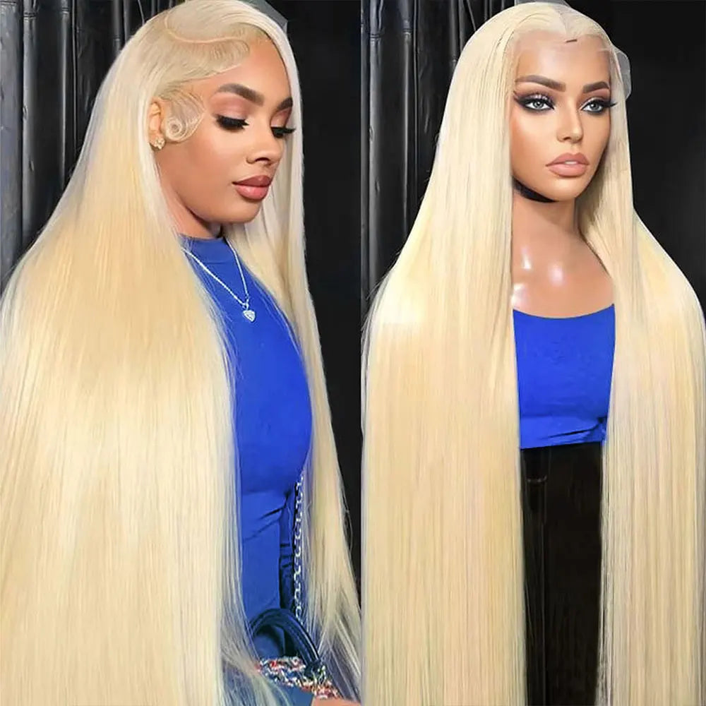 613 Blonde 13X4 13x6 Straight HD Lace Front Wigs Human Hair 200% Density Colored Lace Front  Human Hair Wigs Natural Hairline
