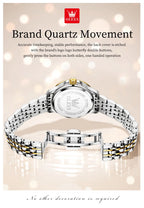 OLEVS 3620 Women Watch Luxury Brand Diamond Quartz Watch Fashion Automatic Calendar Waterproof Women Watch Bracelet Set Reloj