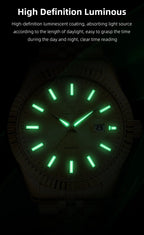 OLEVS 5593 Original Quatz Watch For Men Luxury Top Brand Stainless Steel Waterproof Auto Date HD Luminous Luxury Man Watch