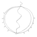Fashion Boho Crystal Head Chain Wedding Hair Accessories Elegant Headpiece Bling Bridal Forehead Chain for Women Girls