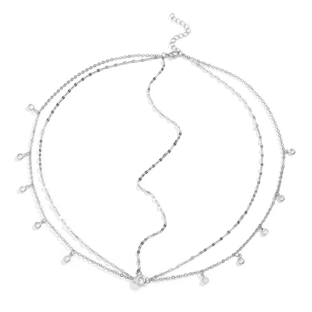Fashion Boho Crystal Head Chain Wedding Hair Accessories Elegant Headpiece Bling Bridal Forehead Chain for Women Girls