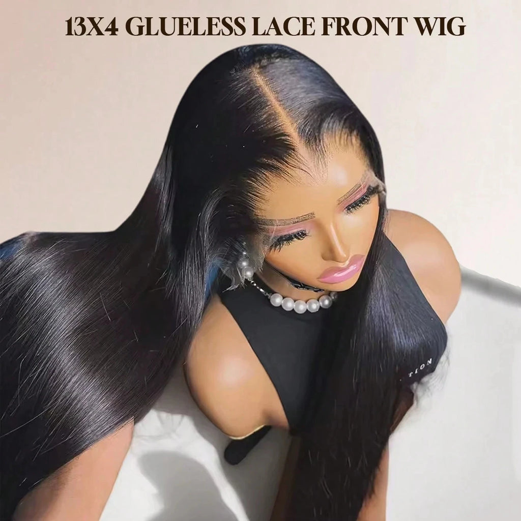 Straight Lace Front Wigs Human Hair 13X6 Hd Lace Frontal Wig 13X4 Bone Straight Human Hair Wigs Hair Accessories For Women
