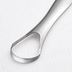 Stainless Steel Tongue 1pc Scraper Tongue Coating Cleaner TongueCoating Brush Cleaning Tongue Coating Removing Bad Breath OralCa