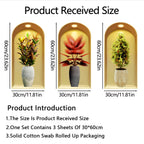 18 Styles Simulated Archway Niche Potted Plant Painting Wall Stickers Bedroom Living Room Hall Peel & Stick Art Mural Decals