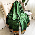180*90cm fashion Luxury Brand Scarf Women Shawl  Wrap Spring muffler Hijab Bufanda Foulard Female Bandana Beach Stoles 2022 Silk