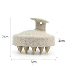 Soft & Flexible Scalp Massager, Non-Slip Grip Design - Gently Cleanses & Stimulates Hair Growth