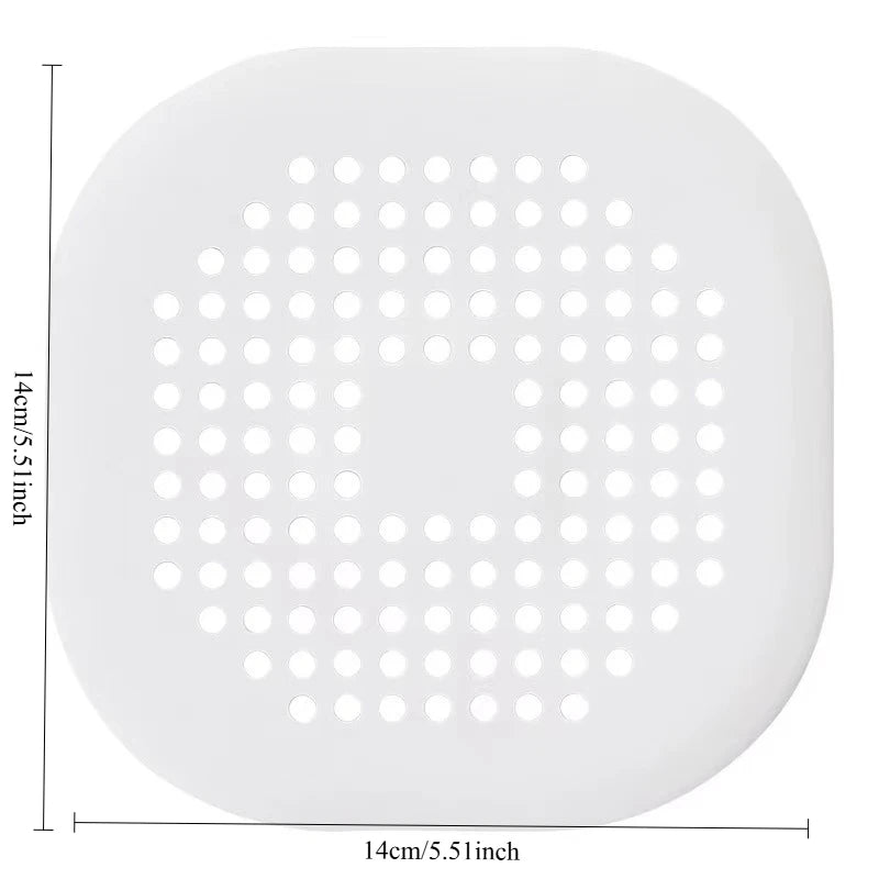 1pc Sink Anti Clogging Artifact Floor Drain Cover Bathroom Hair Filter Kitchen Sink Drain Hair Filter Mesh Cover TPR