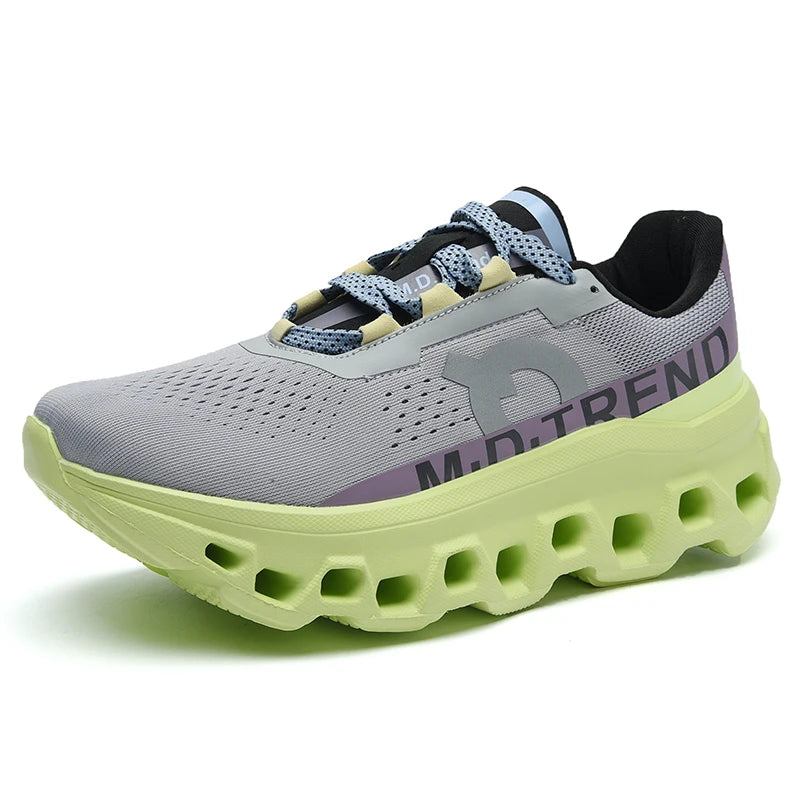 2025Male Cushioning Sneakers NonSlip Casual Sports Shoes Lightweight Men's Walking Running Shoes Hhollow Design Large Size 39-45