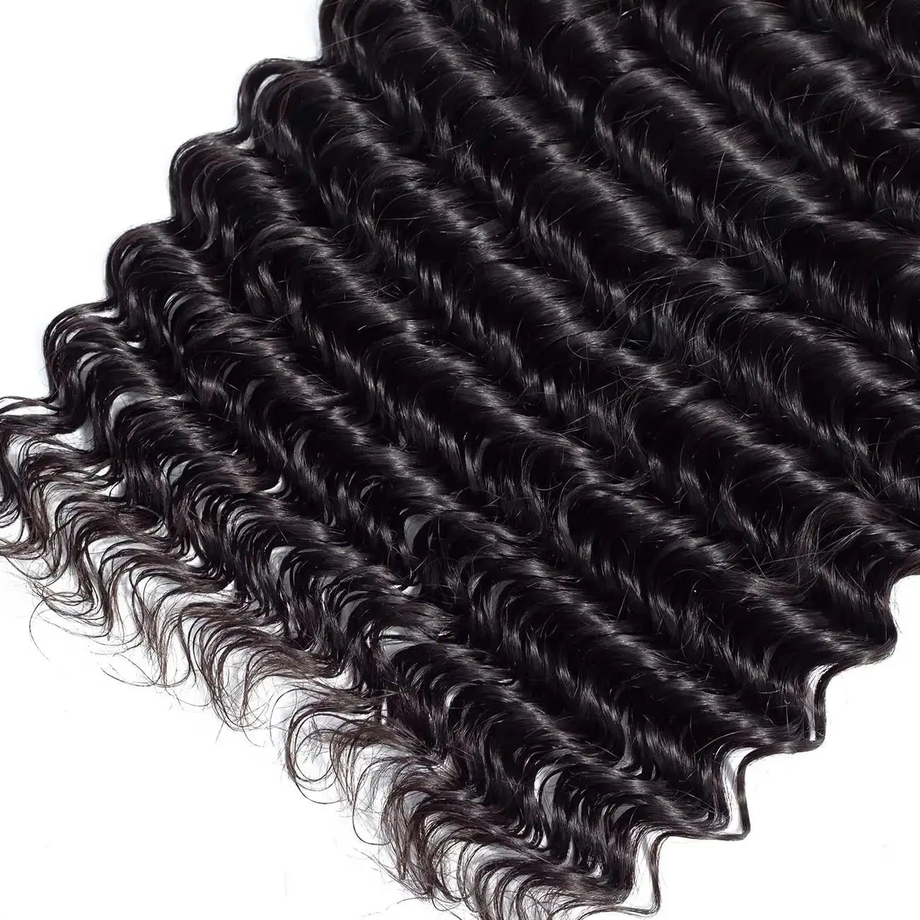 Burmese Curly Bundles with Frontal 100% Human Hair Weave Deep Wave Bundles and Closure Curly Bundles and Frontal For Extension
