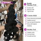 30 32 Inch Body Wave Bundles Human Hair 100% Human Hair Bundles 95g Per Bundle Brazilian Weave Bundles 2-4 Days Delivery