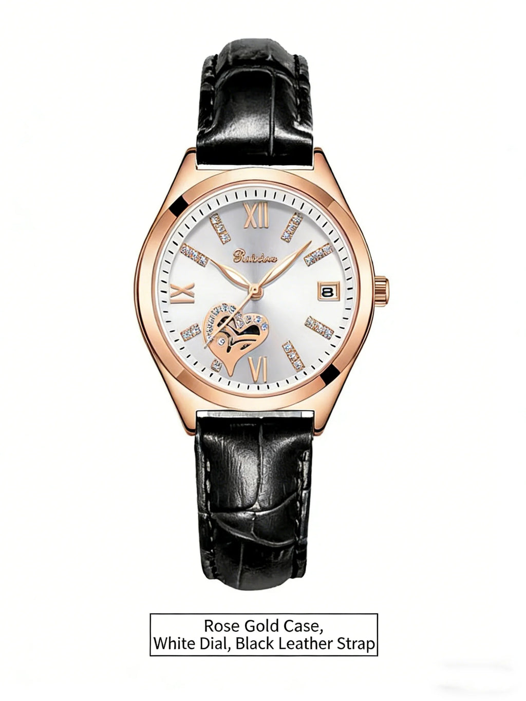 RUIXINE Fashion Woman Watches Waterproof Luminous Date Leather Quartz Wristwatch Elegant Dress Ladies Watch For Woman's Gift