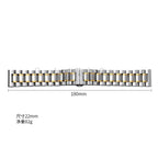 Stainless Steel Band 12mm 14mm 16mm 18mm 20mm 21mm22mm24mm for Seiko for Tissot Watch Strap Metal Replace Men Business WristBelt