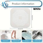 2 Pack Hair Catcher Brush+Strainer Anti-Clog Drain Stopper Shower Plug Anti-Odor Sink Parts Reusable Easy Install