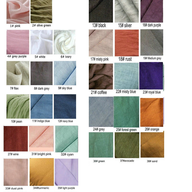 French Stone Wash Linen Throw Pillow Case Euro Sham for Bed,Custom Size Envelope Cushion Cover Decoration Pillowcase