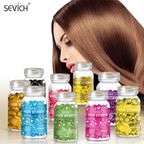 Sevich Smooth Silky Hair Vitamin Capsule Keratin Complex Oil Hair Care Repair Damaged Hair Serum Anti-Loss Moroccan Hair Oil