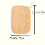 10pcs Loofah Sponges - Natural Exfoliating Body Scrubber | Bamboo Fiber Shower Pads for Gentle Cleansing | Bath & Skin Care Set