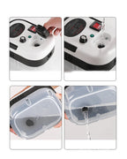 Electric Steam Cleaner 2500W High Pressure Portable Cleaning Machine with Glass Brushes, Car Seats Steam Home Use Kitchen Floors