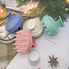 Price shown before tax Scalp Massage Comb Silicone Shampoo Brush Head Hair Washing Combs Body Massage Brush Bath Shower Brush Sa