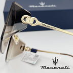 MASERATI Luxury Sunglasses Nylon Sunglasses UV400 Sunglasses for Driving Cycling Beach Outdoor for Men Women Trendy Design
