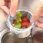 500/30pcs Disposable Kitchen Sink Filter Kitchen Sink Strainer Drain Hole Mesh Bags Anti-blocking Garbage Bag Filters Strainers