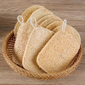 6pcs Natural Loofah Sponge for Deep Exfoliation, Gentle on Skin & Renew Skin, Bamboo Fiber Body Scrubber for Adults, Shower