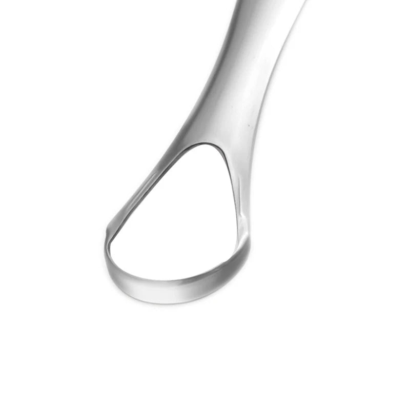 Open Type Tongue Scraper Stainless Steel Oral Tongue Cleaner Brush Cleaning Coated Tongue Toothbrush Oral Hygiene Care Tools