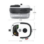 Electric Steam Cleaner 2500W High Pressure Portable Cleaning Machine with Glass Brushes, Car Seats Steam Home Use Kitchen Floors