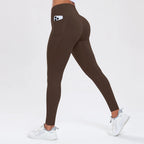 Women Yoga Pants with Pockets Butt Lifting Tummy Control Sports Leggings High Waist Fitness Tights Gym Clothing Sportswer