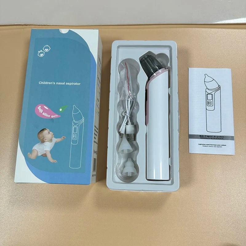 2025 New Pattern Baby Electric Nasal Aspirator Charging Version Newborn Baby Nasal Aspirator Suck Out Prevent Nasal Congestion