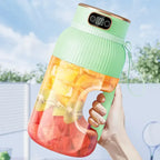 New Portable Juicer Cup Multifunctional Digital Display USB Fruit Mixers Juicers Electric Juicer Blender Fruit Juicer Cup Travel