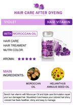 3IN1 Keratin Complex Oil Hair Vitamins Capsule Smooth Silky Hair Mask Repair Thermal Protection Hair Serum Oil Anti Hair Loss