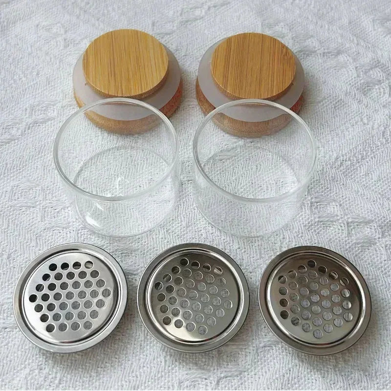 LULAA 1/2Pcs Nail Brush Cleaning Cup Nail Brush Cleaning Dish Mesh Layered Nail Brush Cleaning Cup Suitable for Nail Care Tools