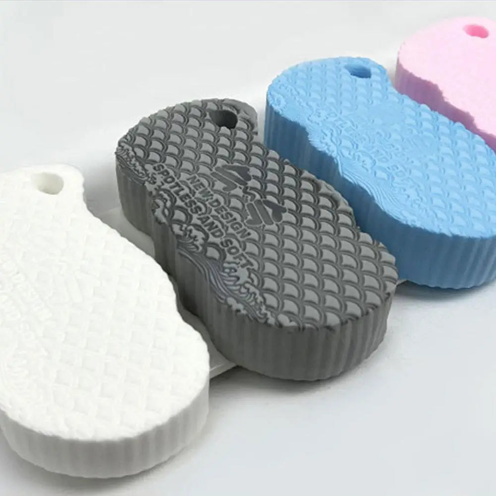 1/4Pcs 3D New Soft Sponge Body Scrubber Bath Exfoliating Scrub Sponge Super Soft Bath Body Bath Sponge Dead Skin Remover