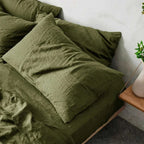 Linen Pillow Cases 100% French Natural Flax Soft Linen Envelope Pillowcases for Throw Pillows Soft and Durable All Season