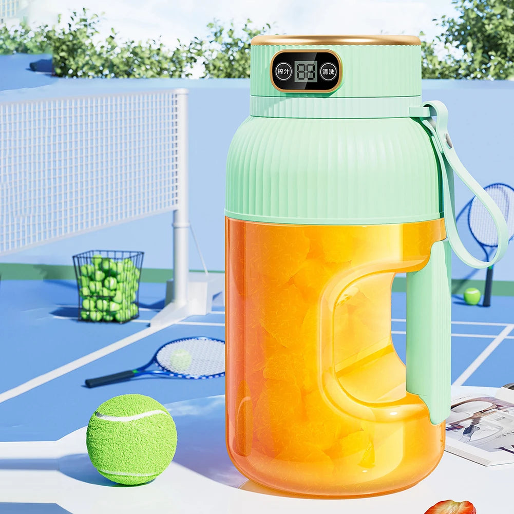 New Portable Juicer Cup Multifunctional Digital Display USB Fruit Mixers Juicers Electric Juicer Blender Fruit Juicer Cup Travel