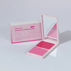 2IN1 Creme & Powder Blush Matte Natural Blush Eye Makeup Palette Long Lasting High Color Rendering Bright Pinky Patrick Ta Blush