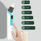 New Rechargeable Baby Nose Cleaner Silicone Adjustable Suction Child Nasal Aspirator Health Safety Convenient Low Noise