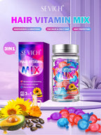 40pcs Mix Hair Vitamin Capsules Repairing Maltreated Frizzy Hair Silky Moisturizing Hair Oil Smoothing Nourishing Hair Care