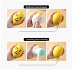 Mini Manual Facial Cleansing Brush Silicone Massage Face Brush Soft Bristles Double-Sided Handheld Cleaning Device Pore Cleaner