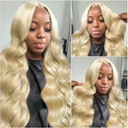 38 40 Inch 613 Honey Blonde Colored Body Wave 13x6 HD Lace Frontal Human Hair Wig 13x4 HD Lace Front Wigs For Women 200% Density