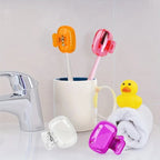 Household Toothbrush Storage Clip - Portable Travel Toothbrush Dust Protective Cap - Storage Box Portable Toothbrush Head
