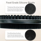 4-in-1 Multifunctional Cleaning Brush Silicone Shower Brush Set with Long Handle Massage Brush Bath Products And Tools