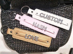 Custom Rhinestone Name Keychain,Bling Personalized Leather Keychain Accessories, Personalized Keychain, home decor, Custom Gift