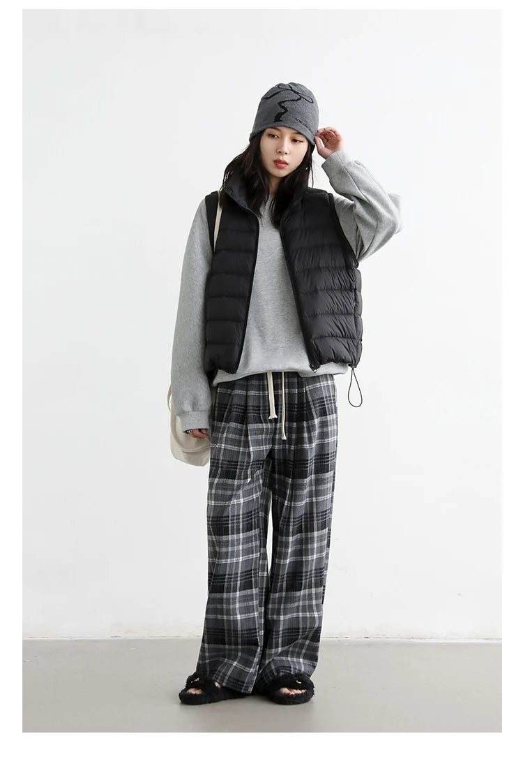 CHIC VEN New Women Down Coats Sleeveless Lightweight 90 White Duck Down Stand Up Collar Female Down Vest Autumn Winter 2026